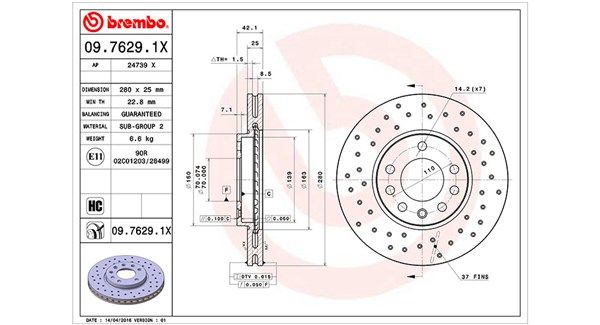 MAGNETI MARELLI Bremžu diski 360406038802